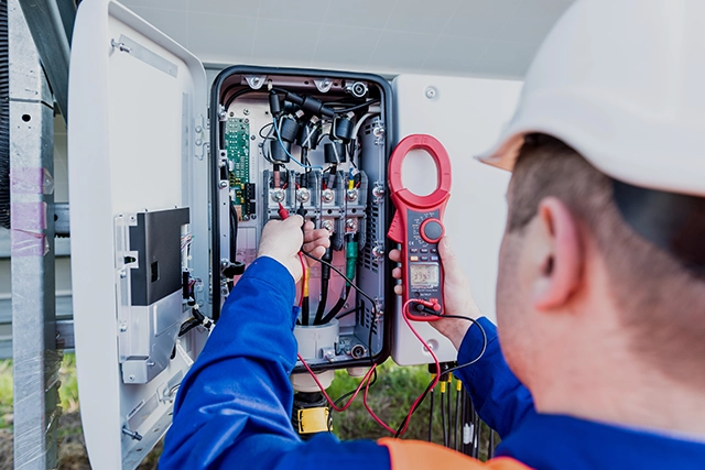 Electrician Performing Electrical Panel Upgrade Services in Lancaster, CA